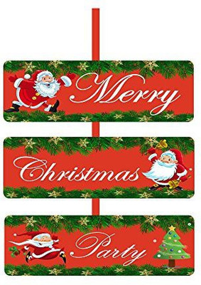 

PARTY PROPZ DOOR BANNER PACK OF 1/CHRISTMAS PARTY DECORATION/CHRISTMAS PARTY SUPPLIES/CHRISTMAS PARTY ACCESSORIES DOOR Banner(5 ft, Pack of 1)