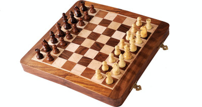 

SaGa 7" Folding Magnetic Travel Chess Set Board Game