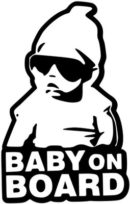 

Bhagatshop Phrases Sticker for Windows, Hood, Bumper(Black)