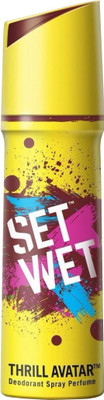 

Set Wet Thrill Avatar Deodorant Spray - For Men(150 ml)