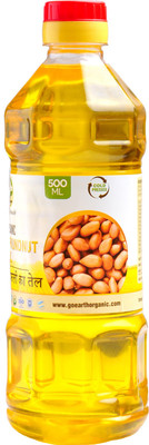 

Go Earth Organic Cold Pressed Peanut/ Groundnut Oil Plastic Bottle(500 ml)