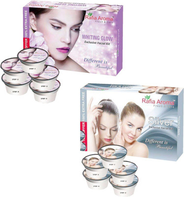 

rafia aroma Whiting Glow Silver Exclusive Facial Kit 660 g(Set of 2)