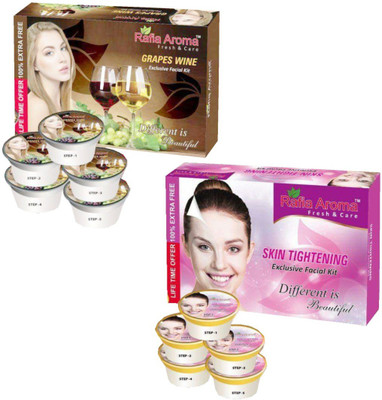 

rafia aroma Wine Skin Tightening Exclusive Facial Kit 660 g(Set of 2)