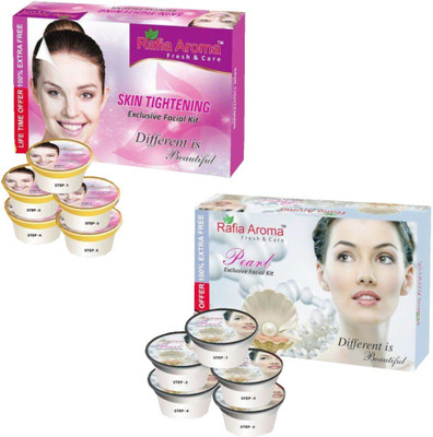 

rafia aroma Skin Tightening Pearl Exclusive Facial Kit 660 g(Set of 2)