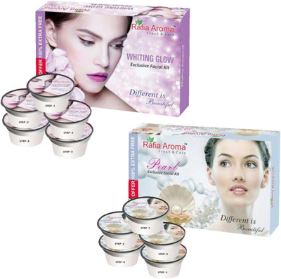 

rafia aroma Whiting Glow Pearl Exclusive Facial Kit 660 g(Set of 2)