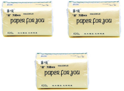 

Quick Shel PAPER FOR YOU TISSUE PAPER BOX ULTRA SOFT &FINE QUALITY(Pack of 1260)