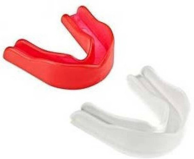 ENERZY Single MG-SNR Mouth Guard (L, Red, White) Mouth Guard(L, Multicolor) available at flipkart for Rs.225