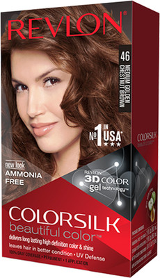 

Revlon COLORSILK WITH 3D COLOR TECHNOLOGY Hair Color(Medium Golden Chestnut brown 4GC)