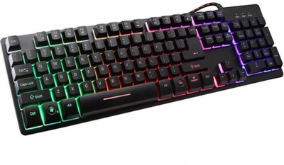 

TECHON Keyboard (Black) Wired USB Gaming Keyboard(Black)