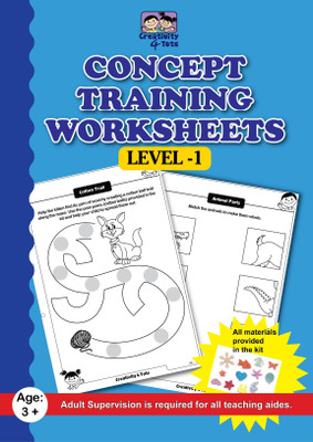 

Creativity 4 Tots Concept Training Worksheet(Black)