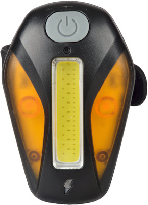 

Dark Horse Bicycle 7 Mode LED Multicolour Cob Light USB Rechargeable LED Rear Break Light(Black)
