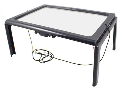 TARGET PLUS FIRST QUALITY WITH LED 3X Magnifying Glass(Black)