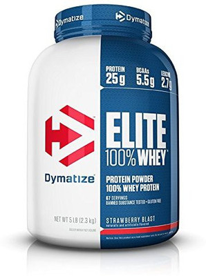 

Dymatize Elite 100% Whey Protein(2.27 kg, Strawberry blast)