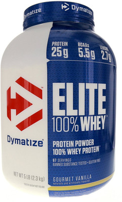 

Dymatize Elite 100% Whey Protein(2.3 kg, Gourmet Vanilla)