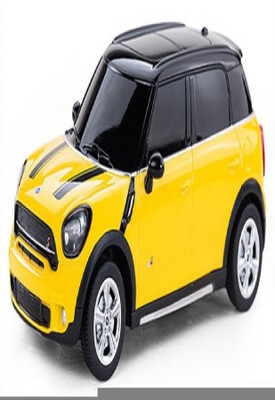 PACIFIC TOYS Mini Countryman 1:24 Remote Control Sports Car(Yellow)