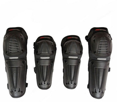 

Probiker Knee Guard, Elbow Guard Free Black(Pack of 4)