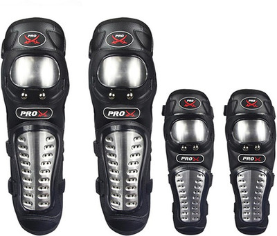 

Probiker Knee Guard, Elbow Guard Free Black(Pack of 4)