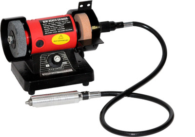 

Digital Craft HEAVY DUTY 3 in 1 Multi Purpose Handy Electric Bench Grinder & Flex Shaft Die Grinder. Stepless Powerful 10000 rpm variable speed motor with 3" wheel diameter for Polishing,Buffing,Finishing,Etc Rotary Tool(4 mm)