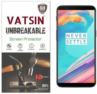 Vatsin Impossible Screen Guard for OnePlus 5T(Pack of 1)