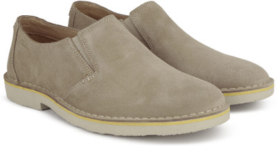 

Clarks Jareth Step Wolf Suede Boat Shoes For Men(Brown