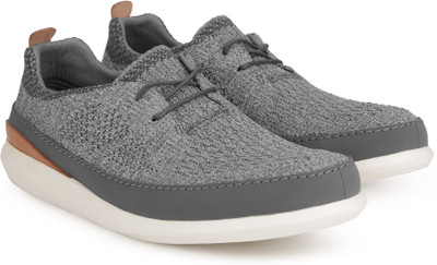 

Clarks Pitman Run Grey Casual Shoes For Men(Grey