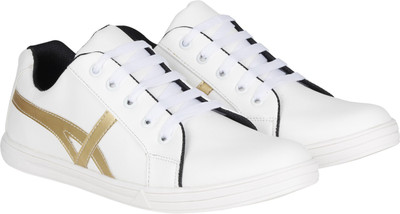 

Emosis Electrifying Sneakers For Men(White, Gold