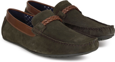 

FootIn by Bata Loafers For Men(Brown, Olive
