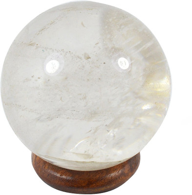 

Reiki Crystal Products Clear Quartz Ball 30mm Decorative Showpiece - 4 cm(Crystal, White)
