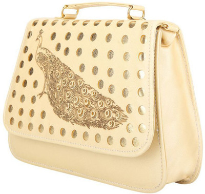 

VIEW BAGS Girls Casual Beige PU Sling Bag