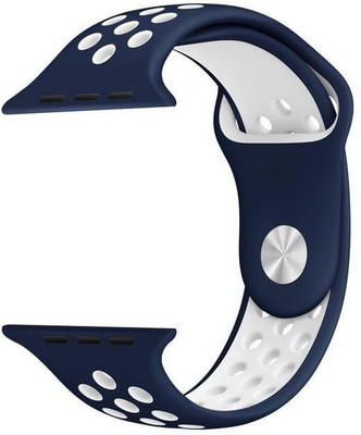 

J Replacement Watch Strap Gear S3 _04 Smart Watch Strap(Blue), Blue;white