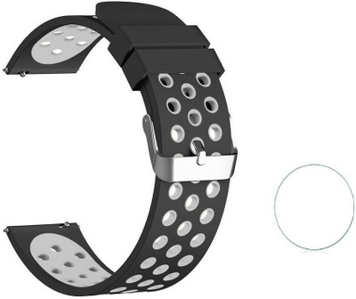 

J Replacement Watch Strap Gear S3 _02 Smart Watch Strap(Black), Black;grey