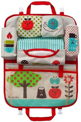 

GOCART Car Back Seat Organizer And Baby Diaper Universal Storage Hanging Bag(Beige)