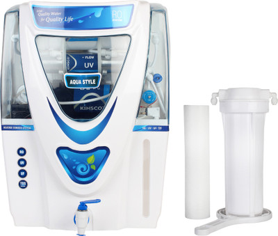 Kinsco Aqua Style 15 L RO + UV + UF + TDS Water Purifier(White)