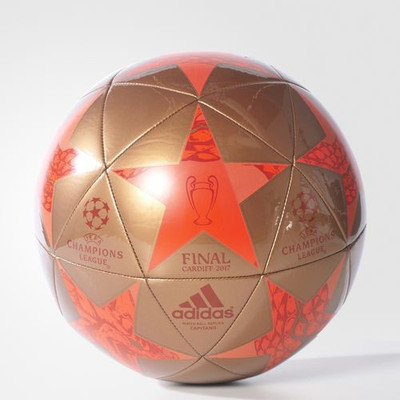 

ADIDAS FINALE CARDIFF CAPITANO Football - Size: 5(Pack of 1, Gold), Copper met./solar red / bright red