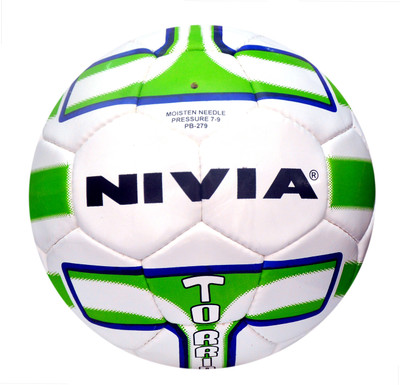 

Nivia STC Torrido Football Football - Size: (Pack of 1, Black, Green, White, Green;white;black