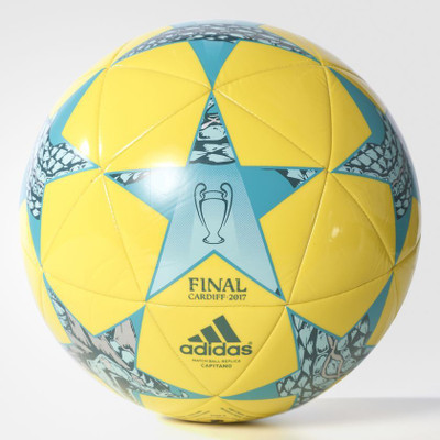 

ADIDAS MEN'S FINALE CDF BALL Football - Size: 5(Pack of 1, Yellow), Bright yellow;clear aqua;and energy blue