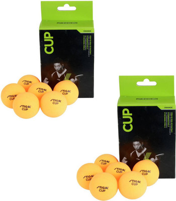 

Cosco Stiga Ping Pong table Tennis Ball(Pack of 2, Orange)