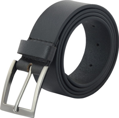 

ShopnZ Men Black Genuine Leather Belt