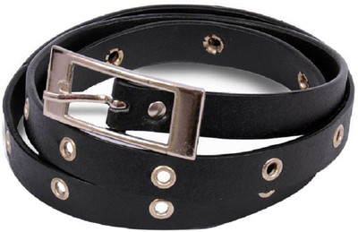 

BULL-I Girls Black Artificial Leather Belt