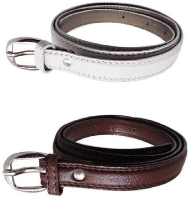 

BULL-I Girls Multicolor Artificial Leather Belt, Multi