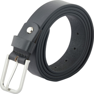 

ShopnZ Men Black Genuine Leather Belt