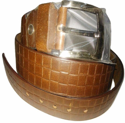 

Asthanaz International Men Brown Genuine Leather Belt