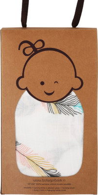 

Baby Got Back Printed  Swadding Baby Blanket(Cotton, Multicolor