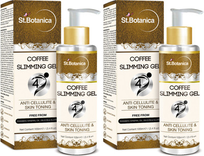 

StBotanica 4D Coffee Slimming Cream - With Guarana Oil AntiCellulite & Skin Toning ( Pack of 2)(100 ml)