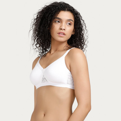 Rosaline By Zivame Pro Women T-Shirt Non Padded Bra(White)