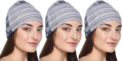 69GAL Printed Skull Cap Cap(Pack of 3)