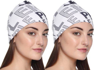 69GAL Printed Skull Cap Cap(Pack of 2)