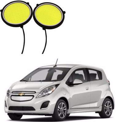 AUTOGARH Round DRL Fog Lamp, Backup Lamp, Interior White led For Chevrolet Spark Car Fancy Lights(White)
