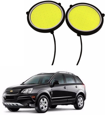 AUTOGARH Round DRL Fog Lamp, Backup Lamp, Interior White led For Chevrolet Captiva Car Fancy Lights(White)