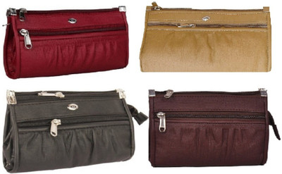 

Goldeno Formal Maroon, Beige, Black, Brown Clutch, Beige;black;brown;maroon